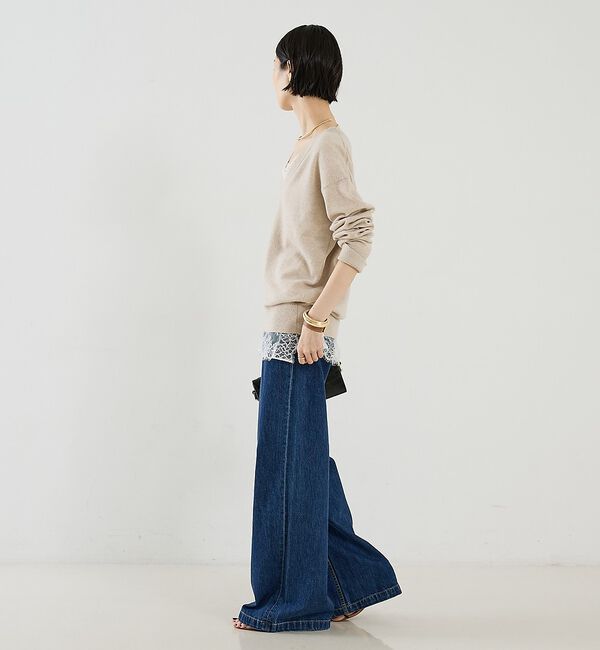 The Store by C' 「【COCUCA】エッセンシャルVネックニット【予約】」|ニット・セーター|