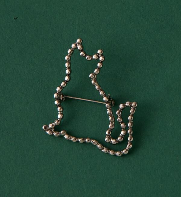 TIARA「【ADER.bijoux/アデルビジュー】CUTSTEEL cat brooch」|ブローチ・コサージュ|