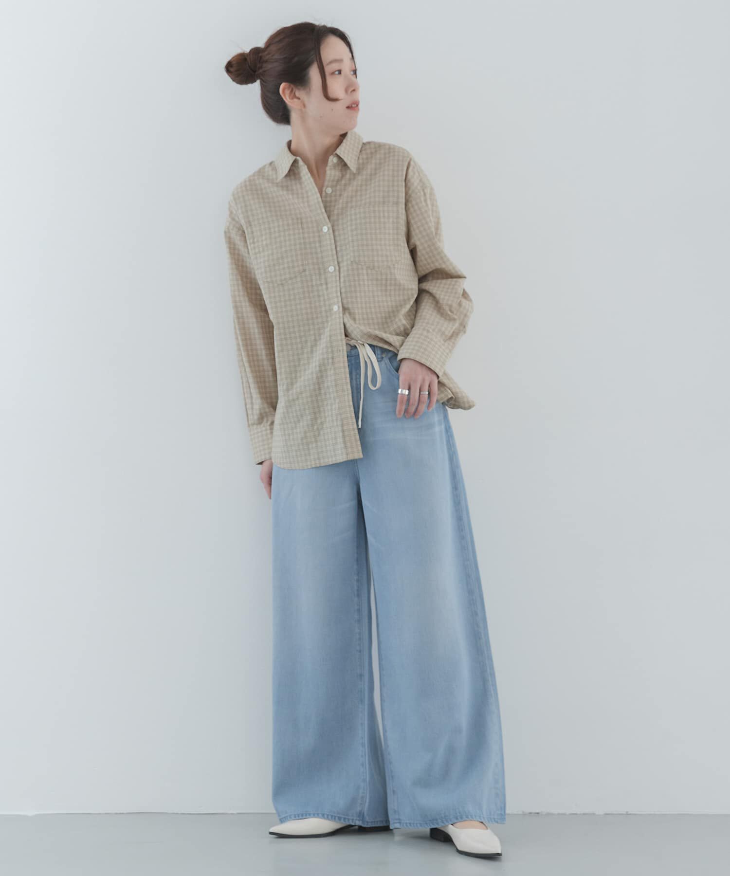Sonny Label 「リヨセルコットンドロストワイドデニム」|デニム|