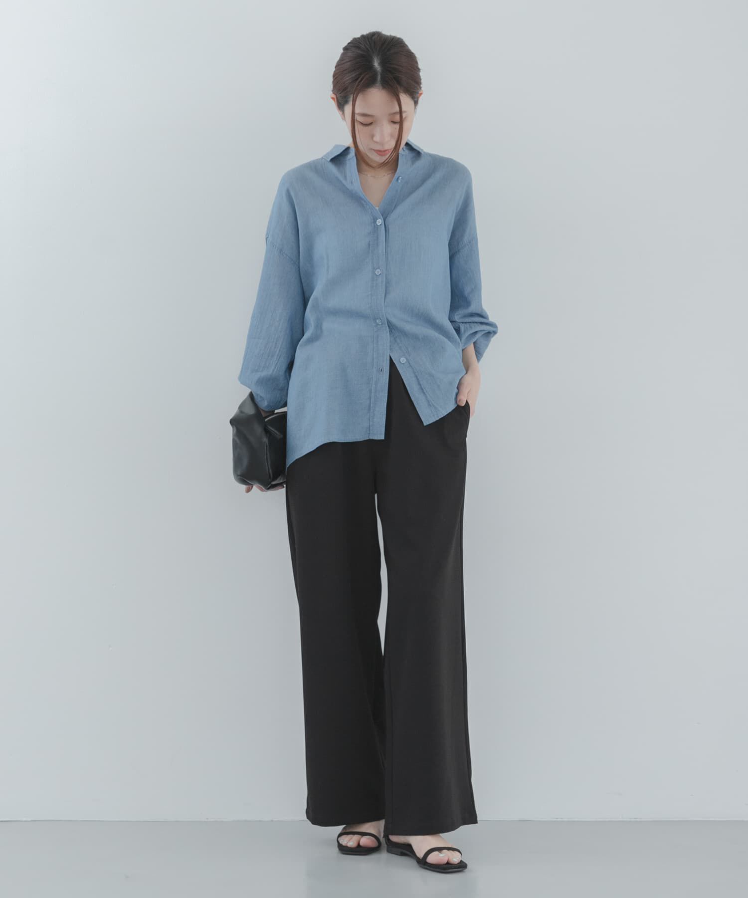Sonny Label 「『WEB限定』『毛玉防止/イージーケア』ノンストレスワイドイージーパンツ」|その他|