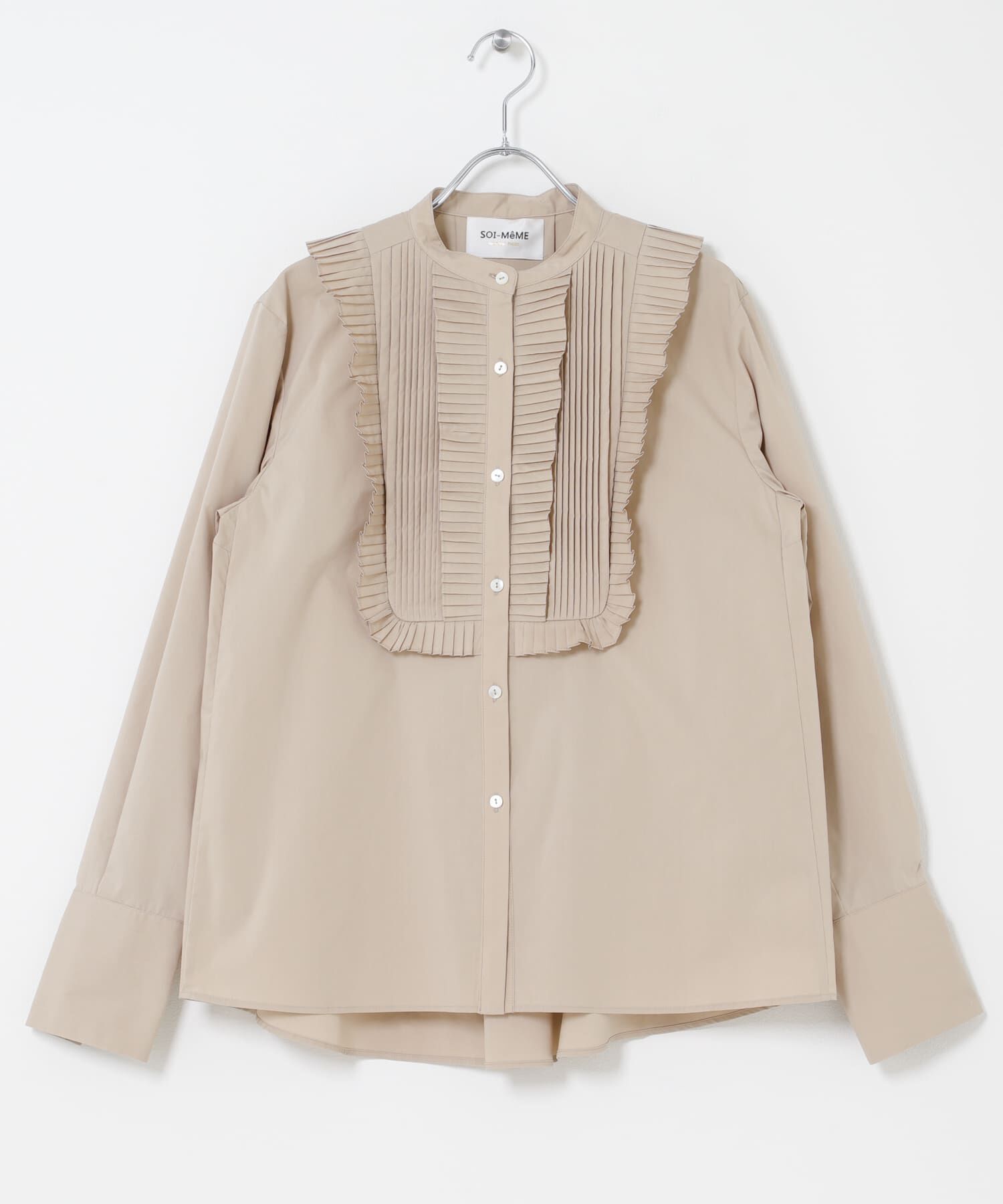 URBAN RESEARCH ROSSO「MARILYN MOON　TUCK PLEATS JABOT BLOUSE」|シャツ・ブラウス|ベージュ