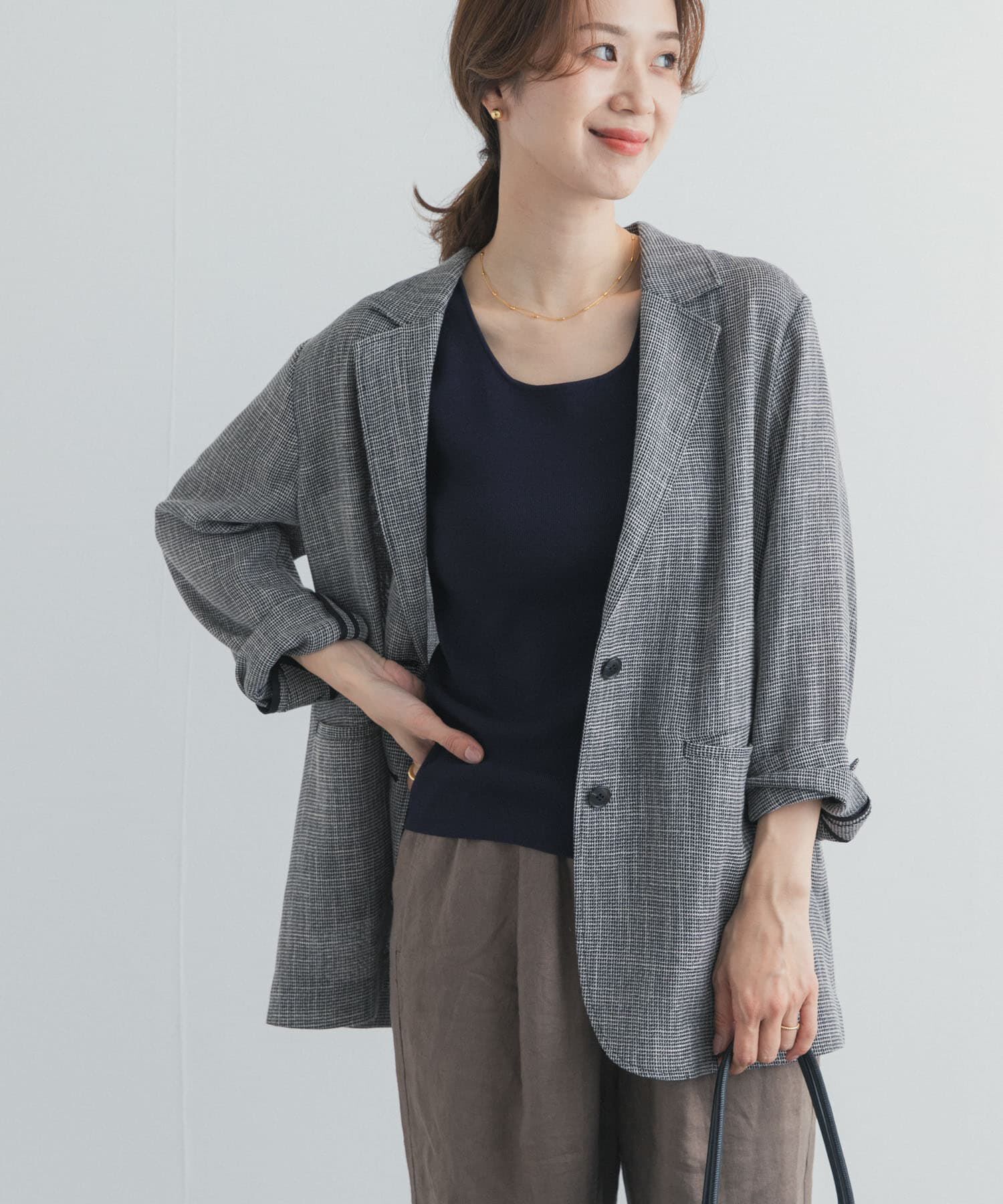 URBAN RESEARCH DOORS「2WAYニットタンク」|タンクトップ|