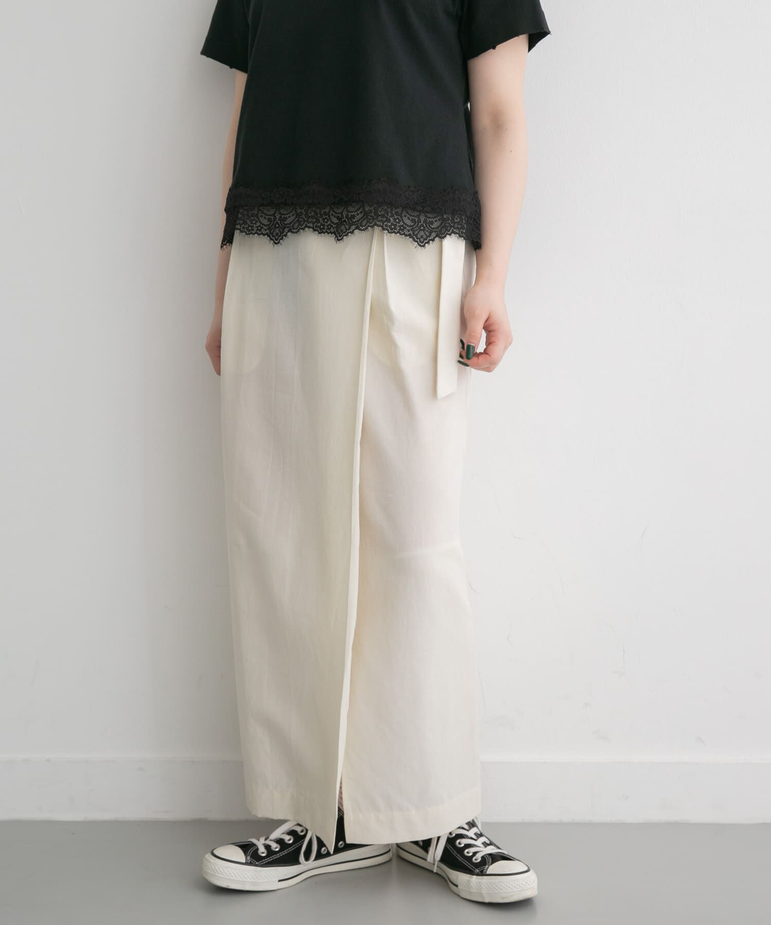 URBAN RESEARCH DOORS「FORK&SPOON　ラップスカート」|スカート|