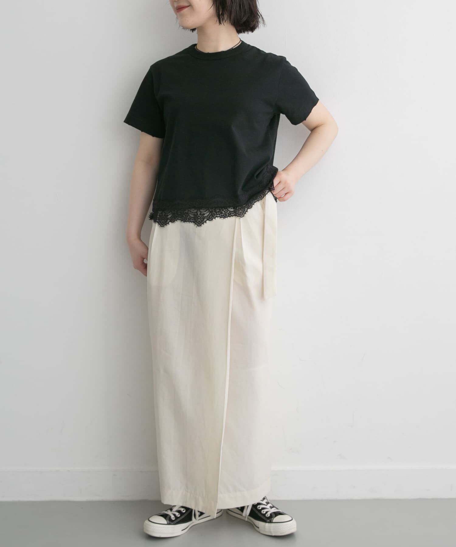 URBAN RESEARCH DOORS「FORK&SPOON　ラップスカート」|スカート|