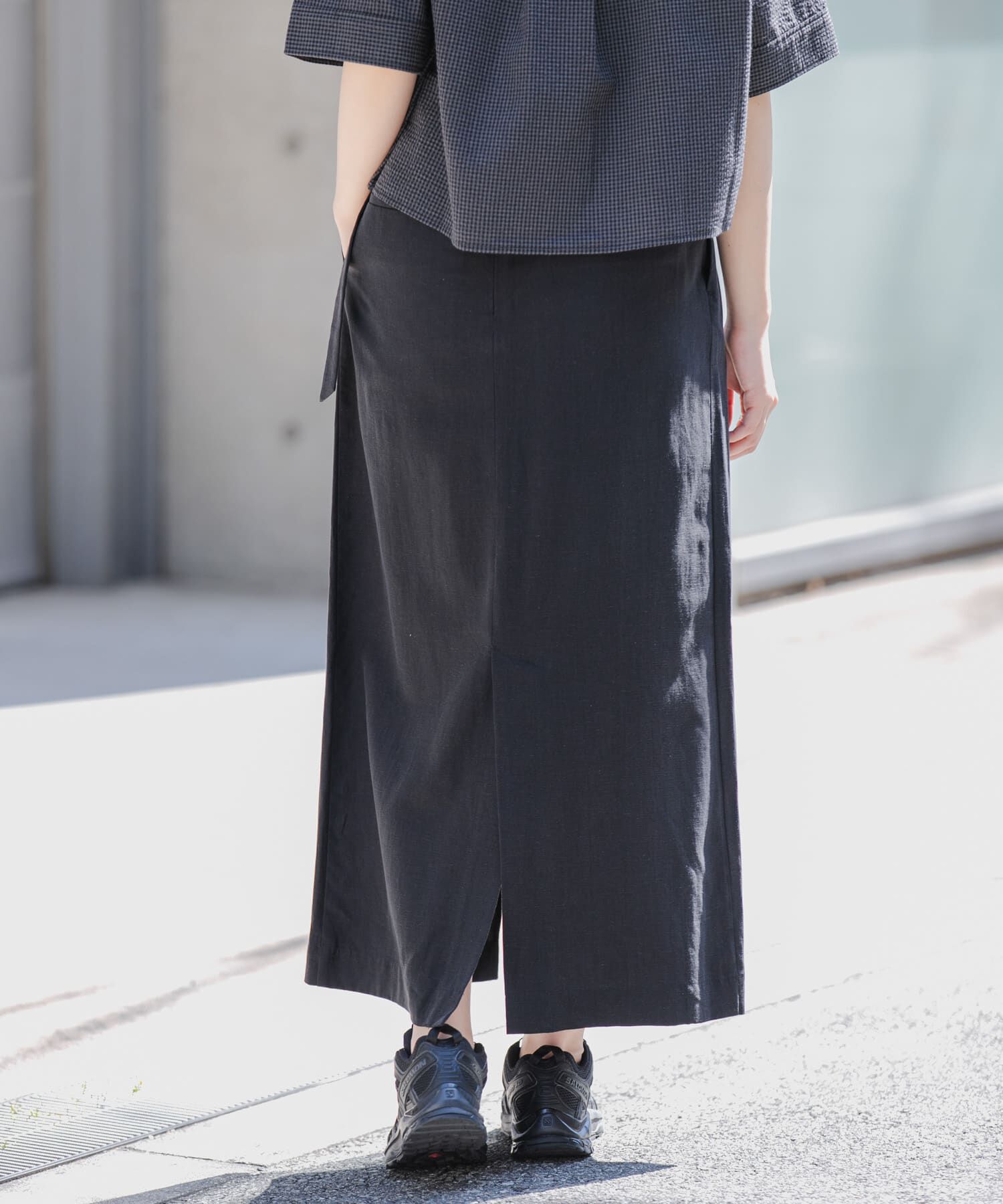 URBAN RESEARCH DOORS「FORK&SPOON　ラップスカート」|スカート|