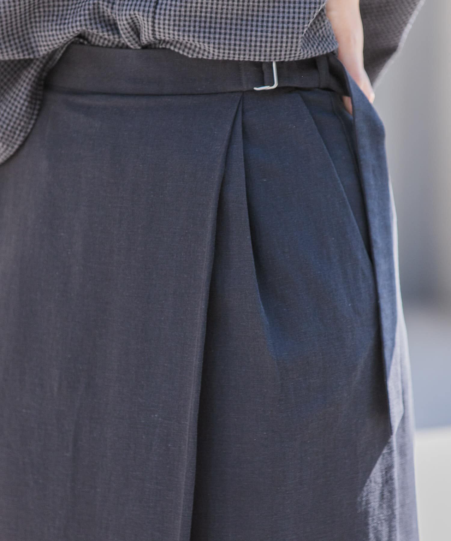 URBAN RESEARCH DOORS「FORK&SPOON　ラップスカート」|スカート|