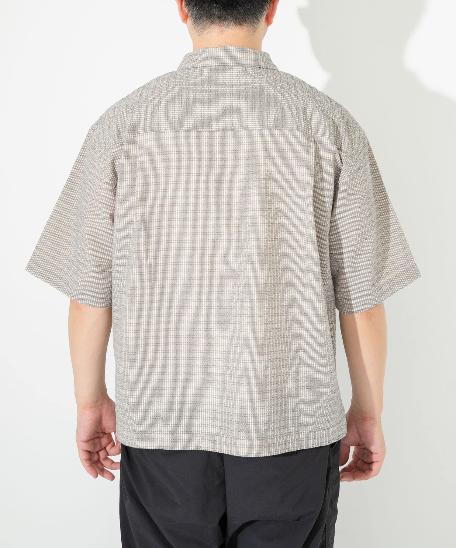 Sonny Label 「シアサッカーハーフジッププルオーバー」|シャツ・ブラウス|