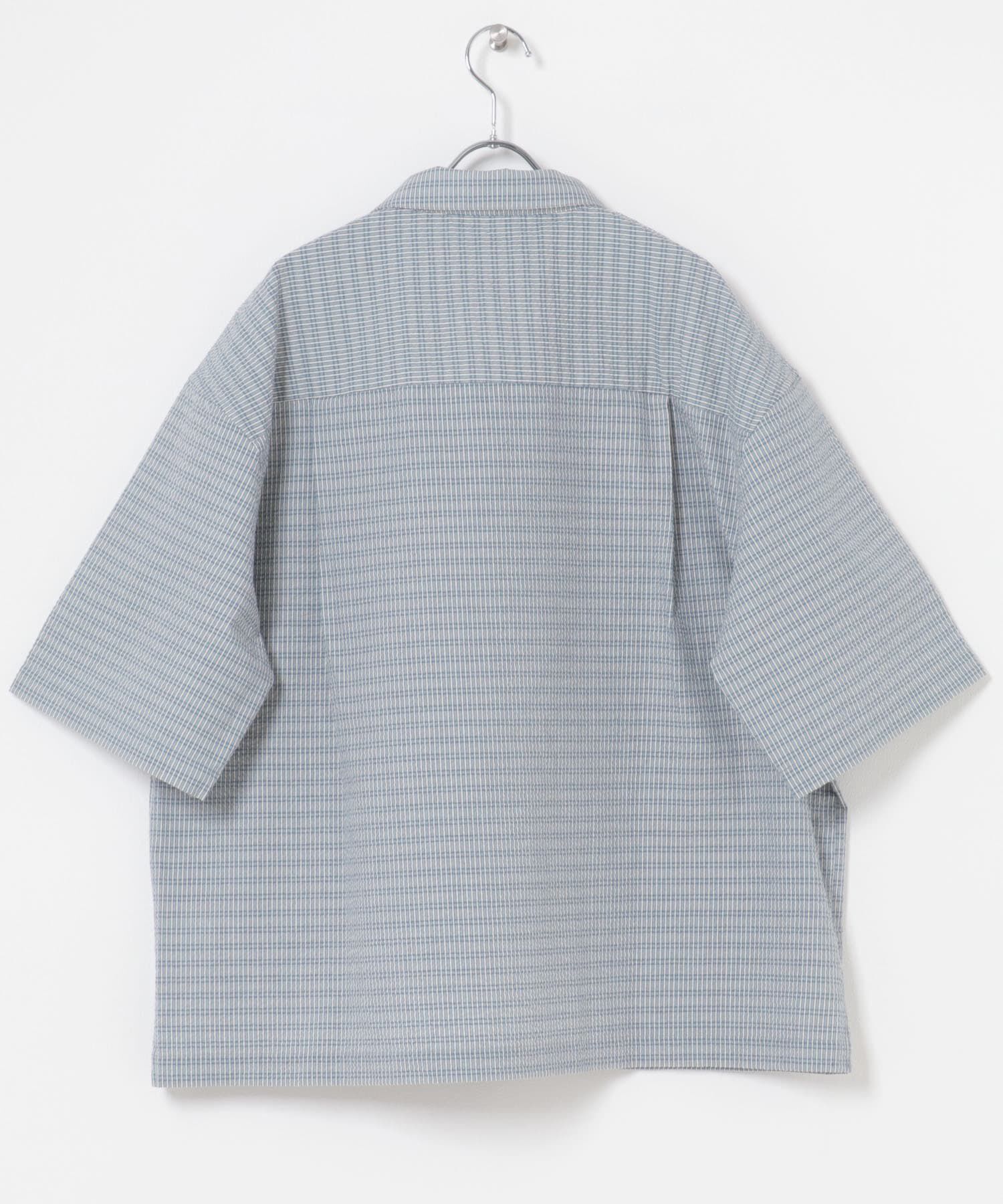 Sonny Label 「シアサッカーハーフジッププルオーバー」|シャツ・ブラウス|