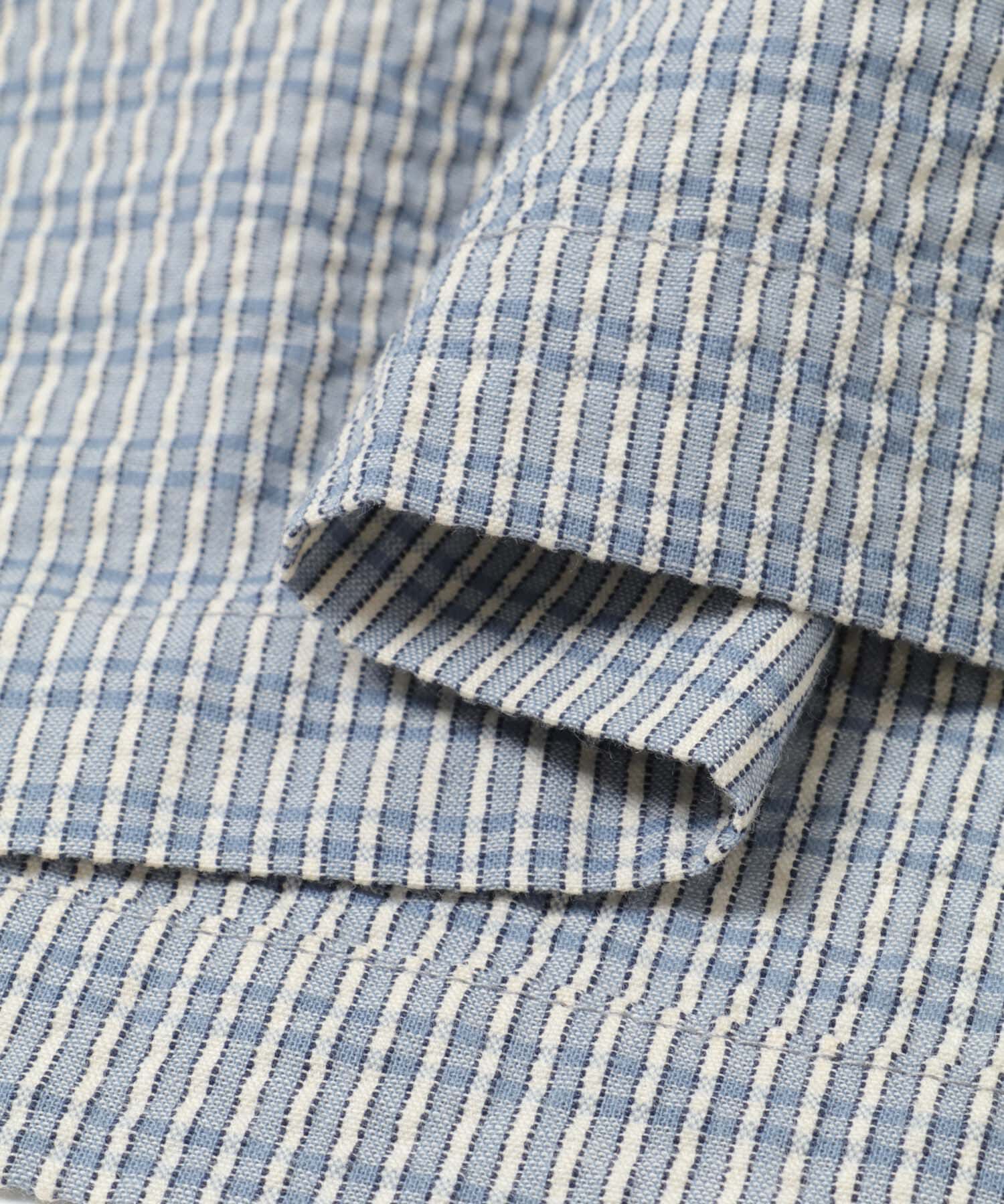 Sonny Label 「シアサッカーハーフジッププルオーバー」|シャツ・ブラウス|
