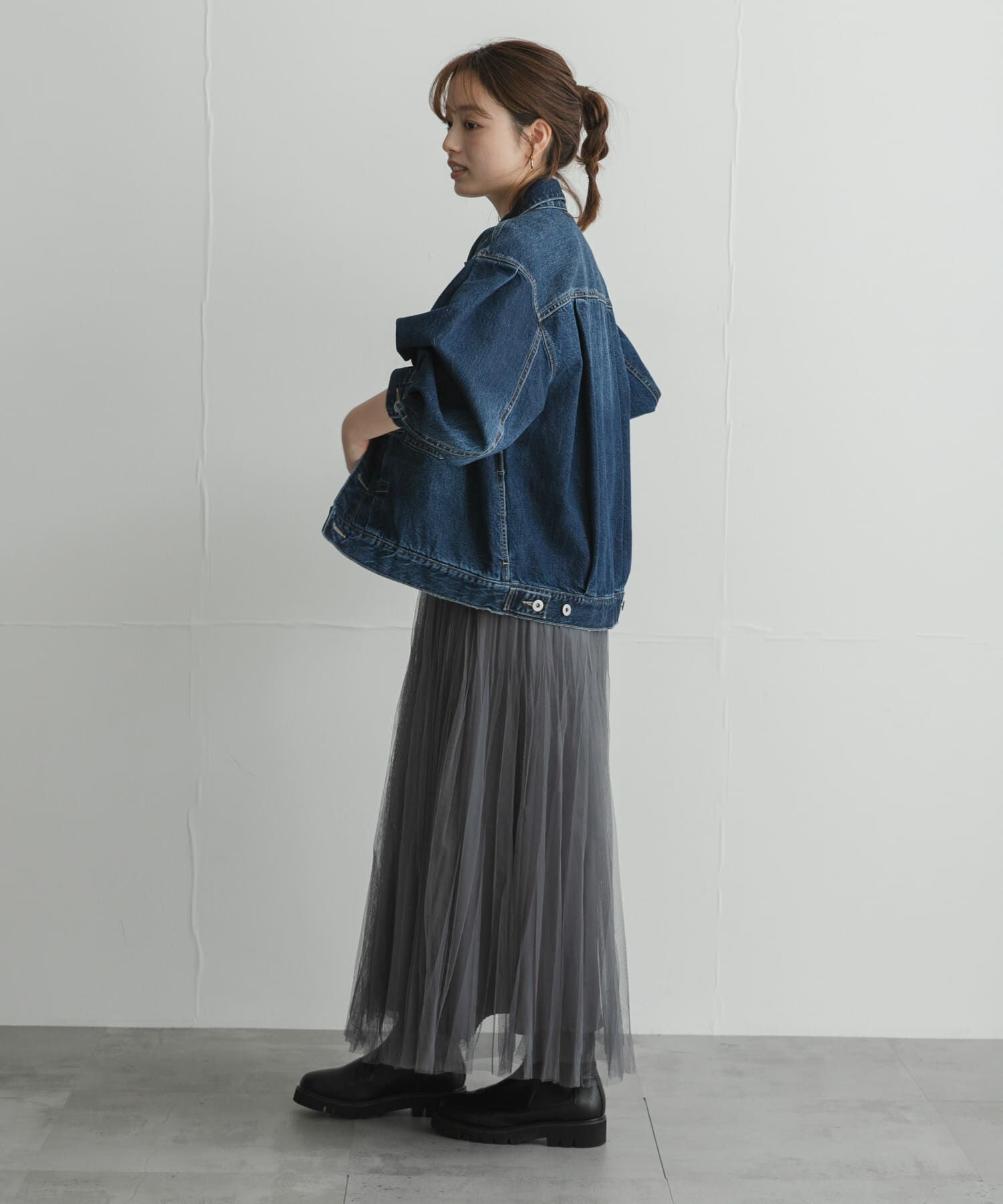 Sonny Label 「『WEB限定』チュールプリーツイージースカート」|スカート|