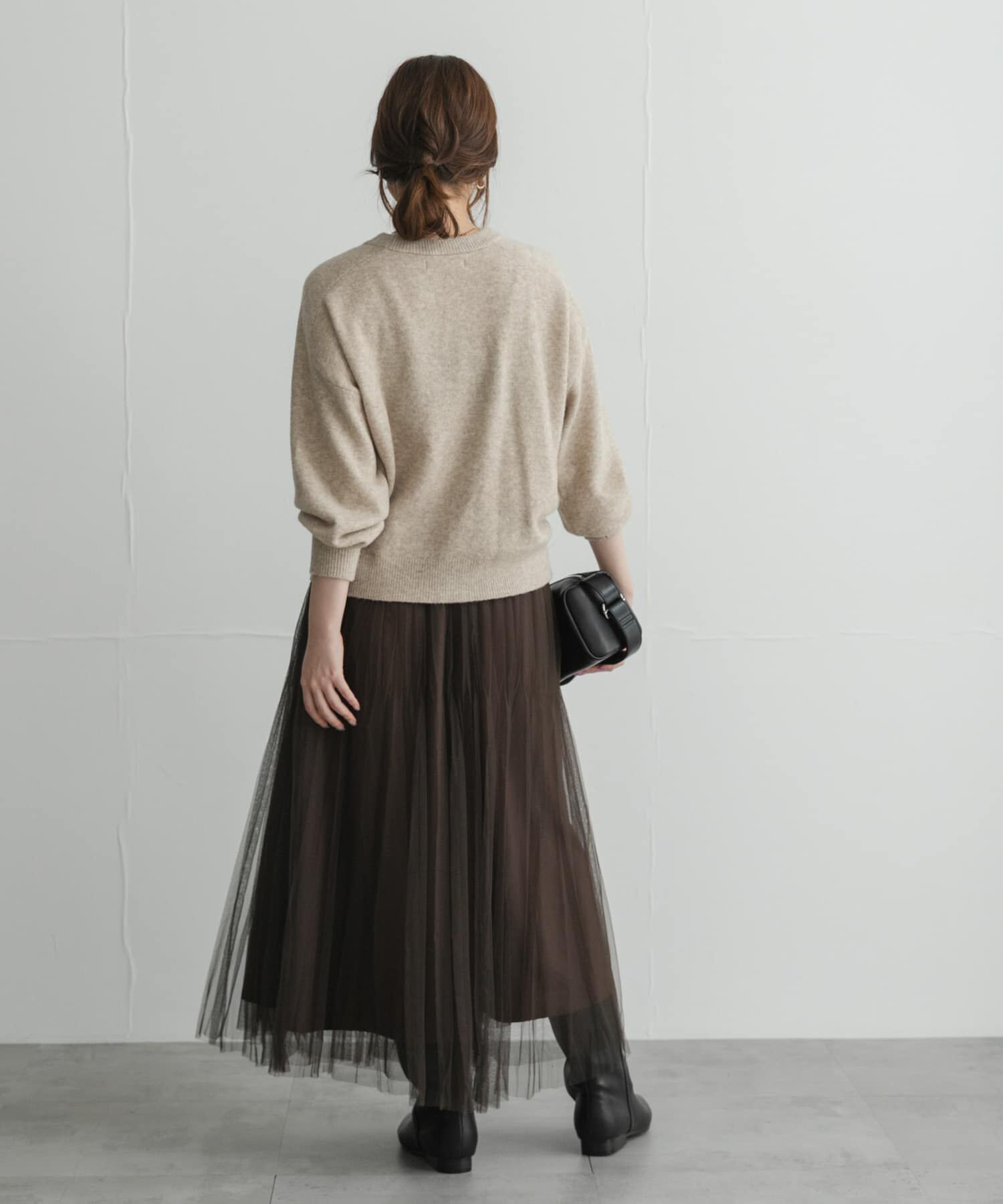 Sonny Label 「『WEB限定』チュールプリーツイージースカート」|スカート|