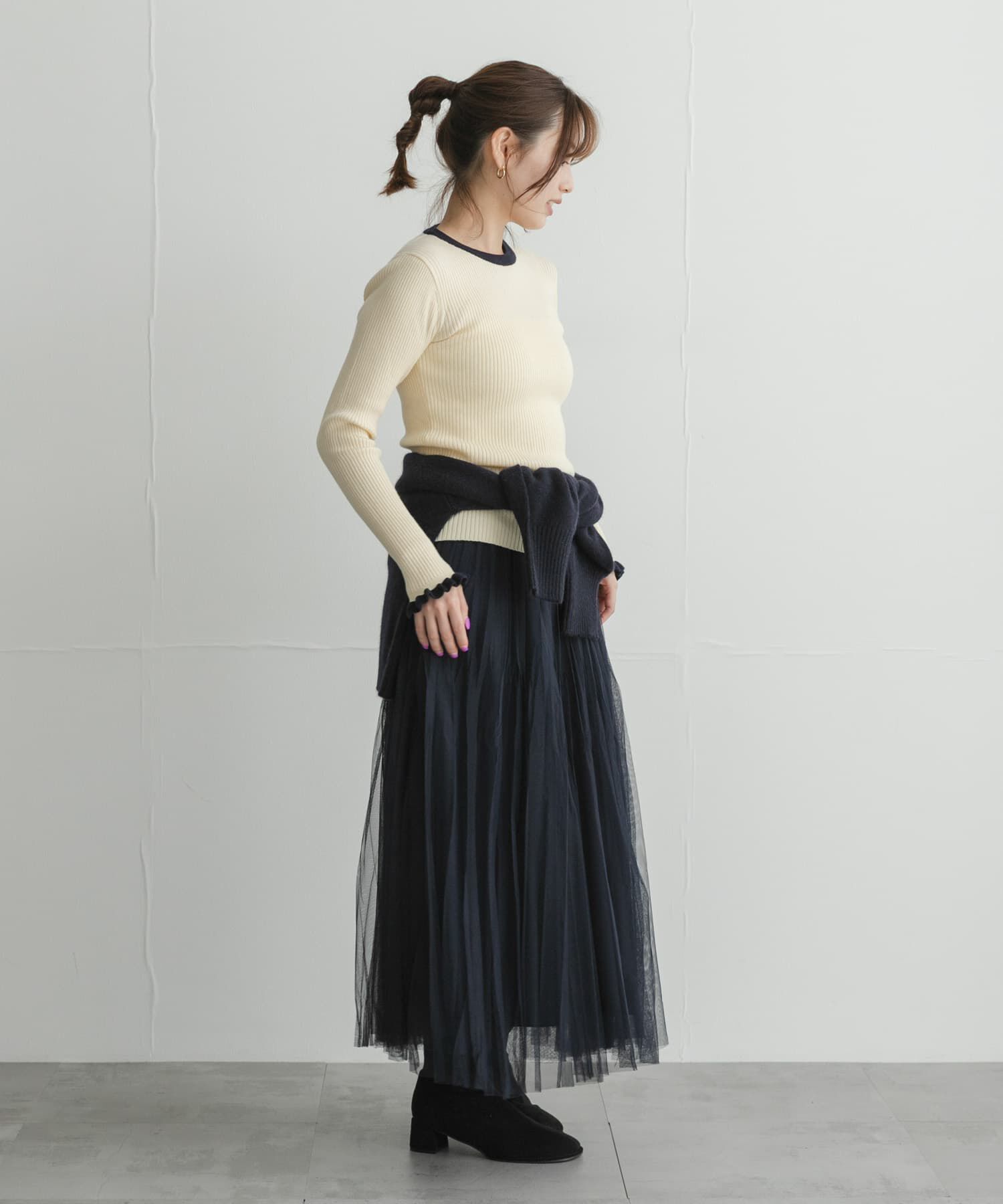 Sonny Label 「『WEB限定』チュールプリーツイージースカート」|スカート|