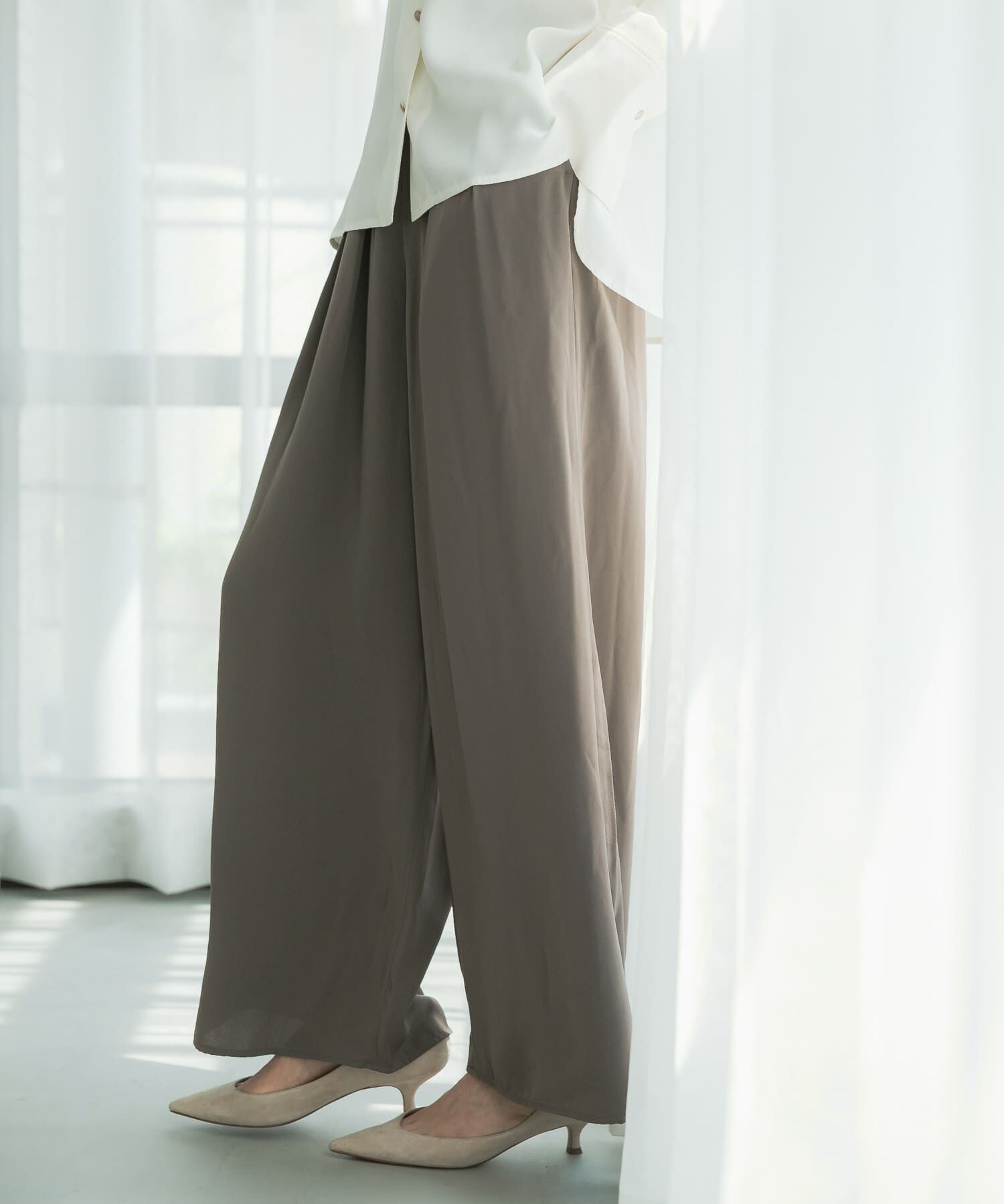 URBAN RESEARCH ROSSO「2タックイージーワイドパンツ」|その他|