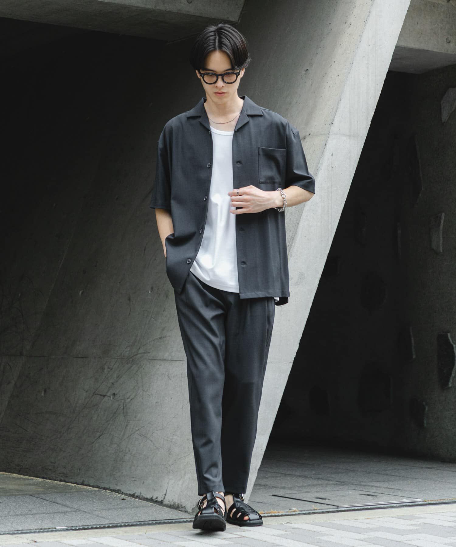 SENSE OF PLACE by URBAN RESEARCH「『速乾』ドライタッチ2タックテーパードパンツ」|その他|