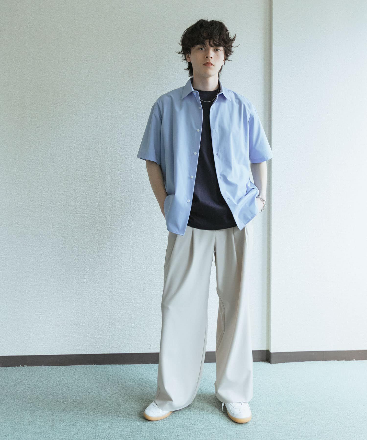 SENSE OF PLACE by URBAN RESEARCH「『速乾』ドライタッチ2タックワイドパンツ」|その他|