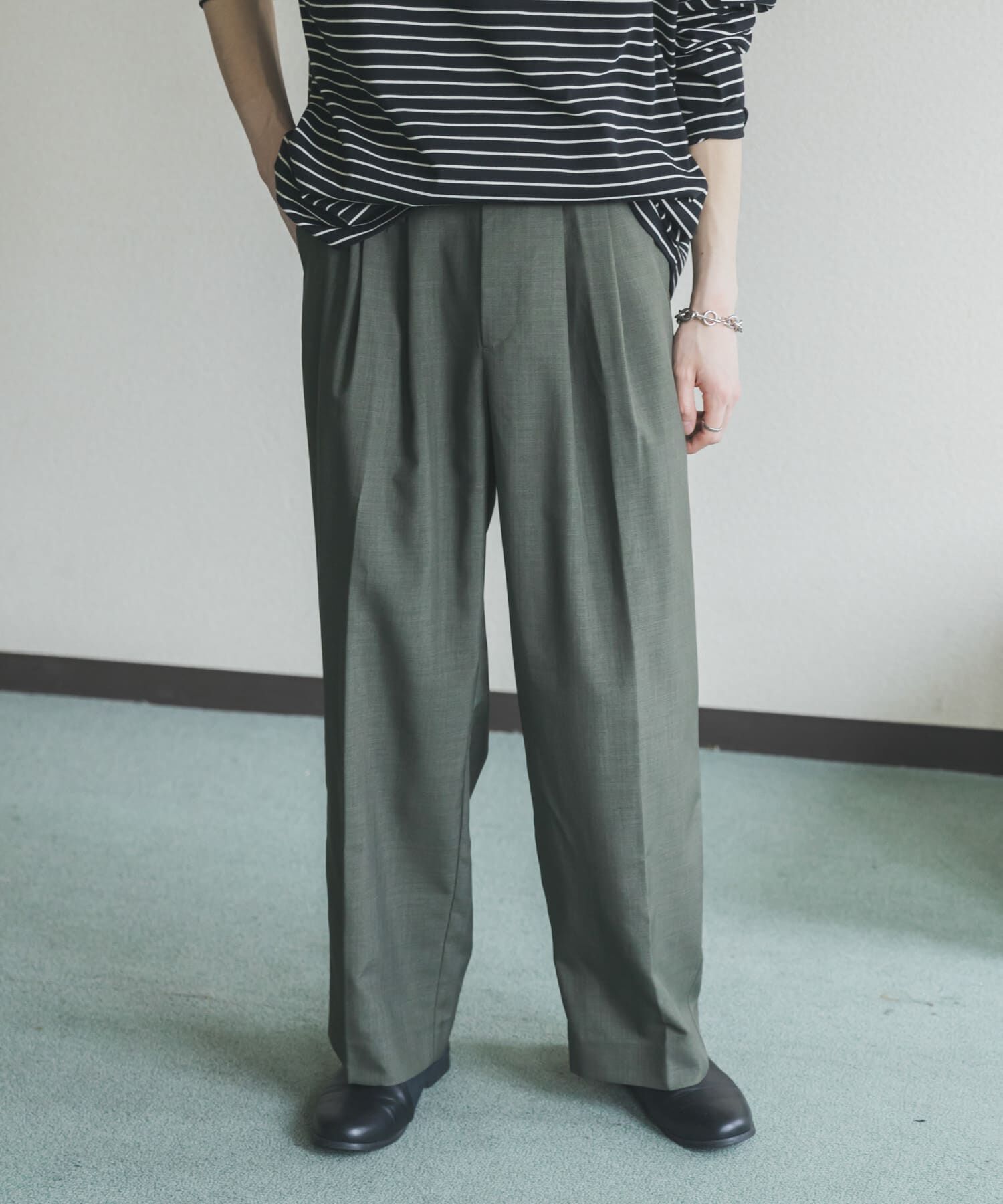 SENSE OF PLACE by URBAN RESEARCH「『速乾/イージーケア』クイックドライタックワイドパンツ」|その他|