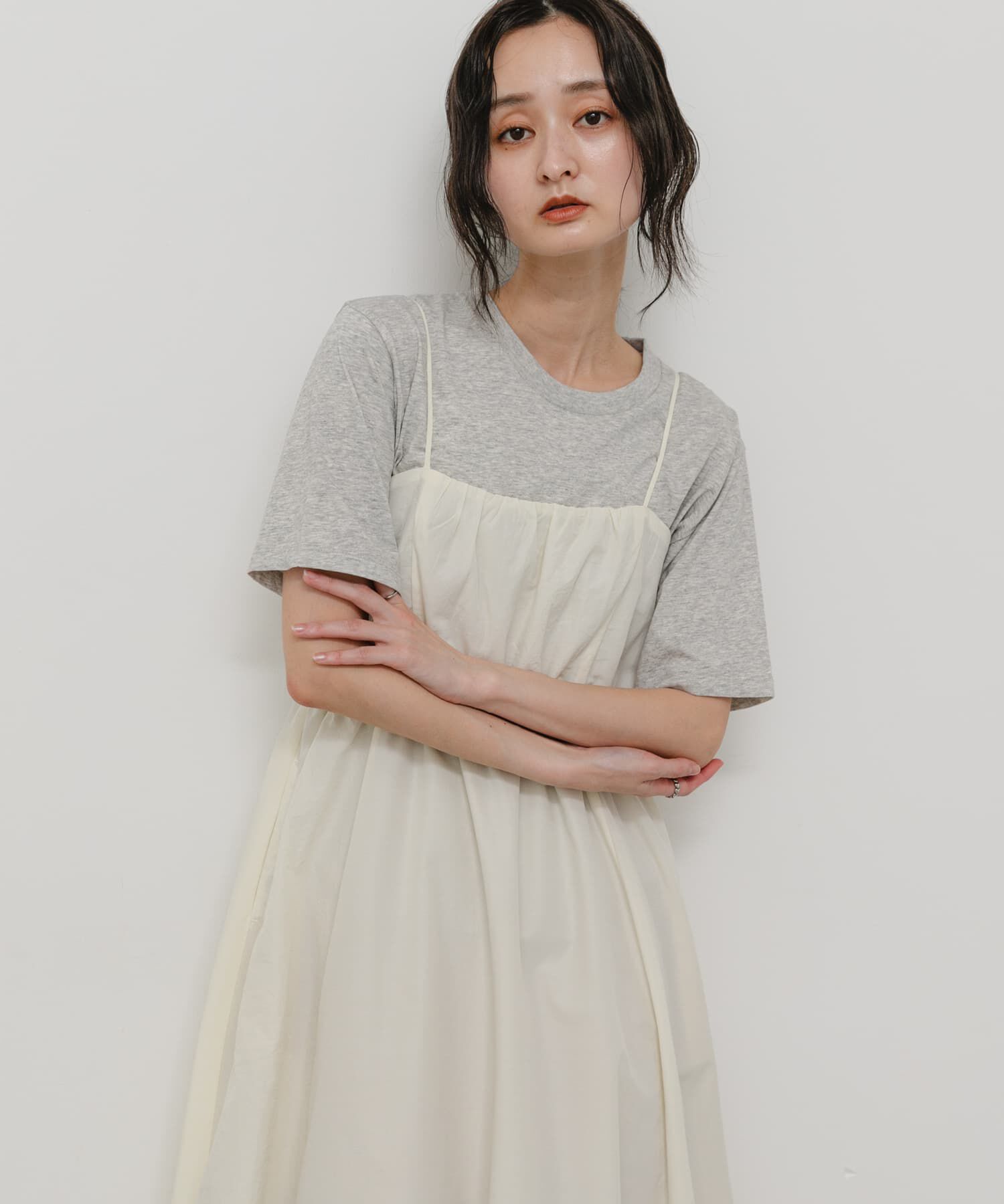 SENSE OF PLACE by URBAN RESEARCH「バルーンキャミワンピース」|ワンピース|