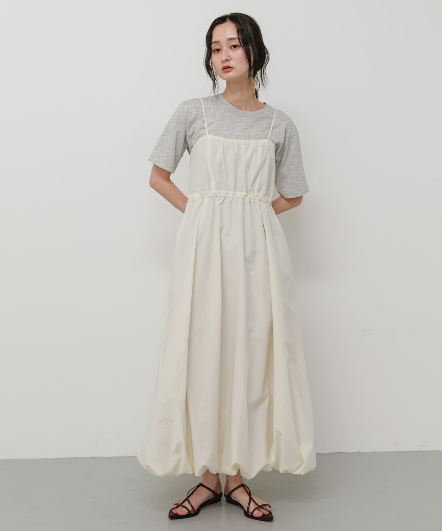 SENSE OF PLACE by URBAN RESEARCH「バルーンキャミワンピース」|ワンピース|