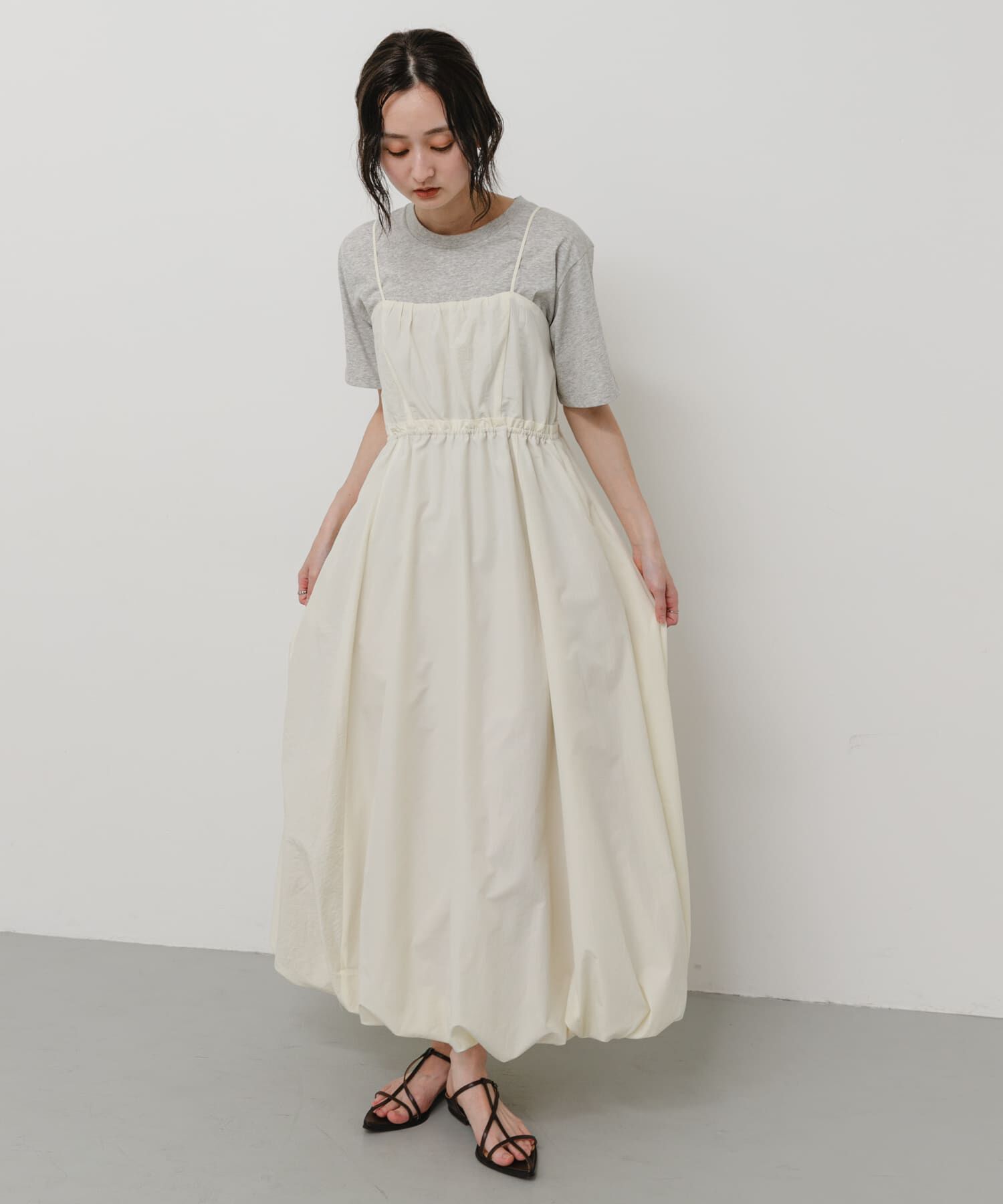 SENSE OF PLACE by URBAN RESEARCH「バルーンキャミワンピース」|ワンピース|