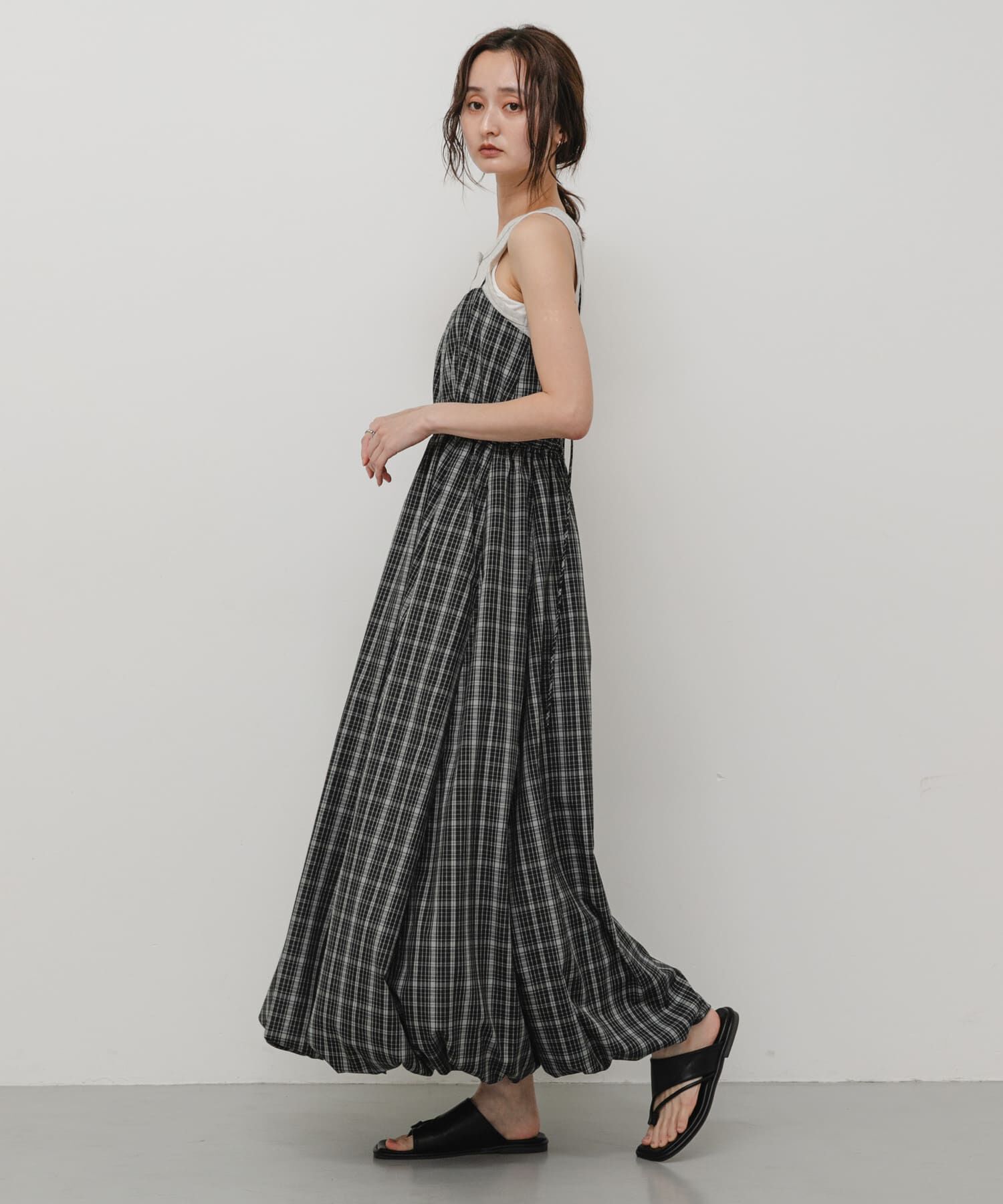 SENSE OF PLACE by URBAN RESEARCH「バルーンキャミワンピース」|ワンピース|