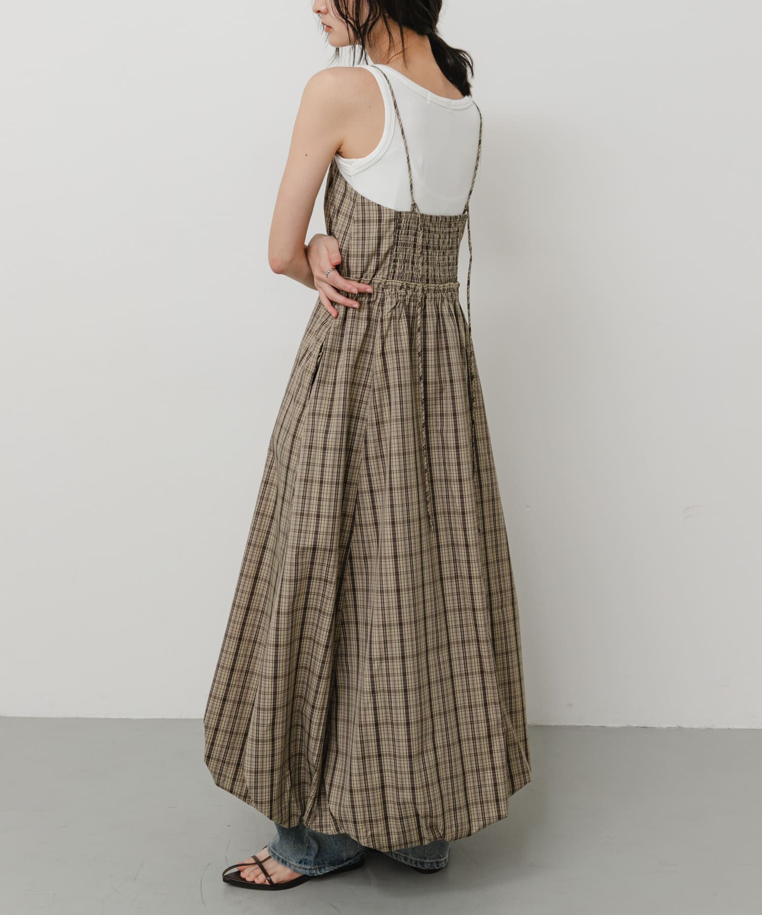 SENSE OF PLACE by URBAN RESEARCH「バルーンキャミワンピース」|ワンピース|