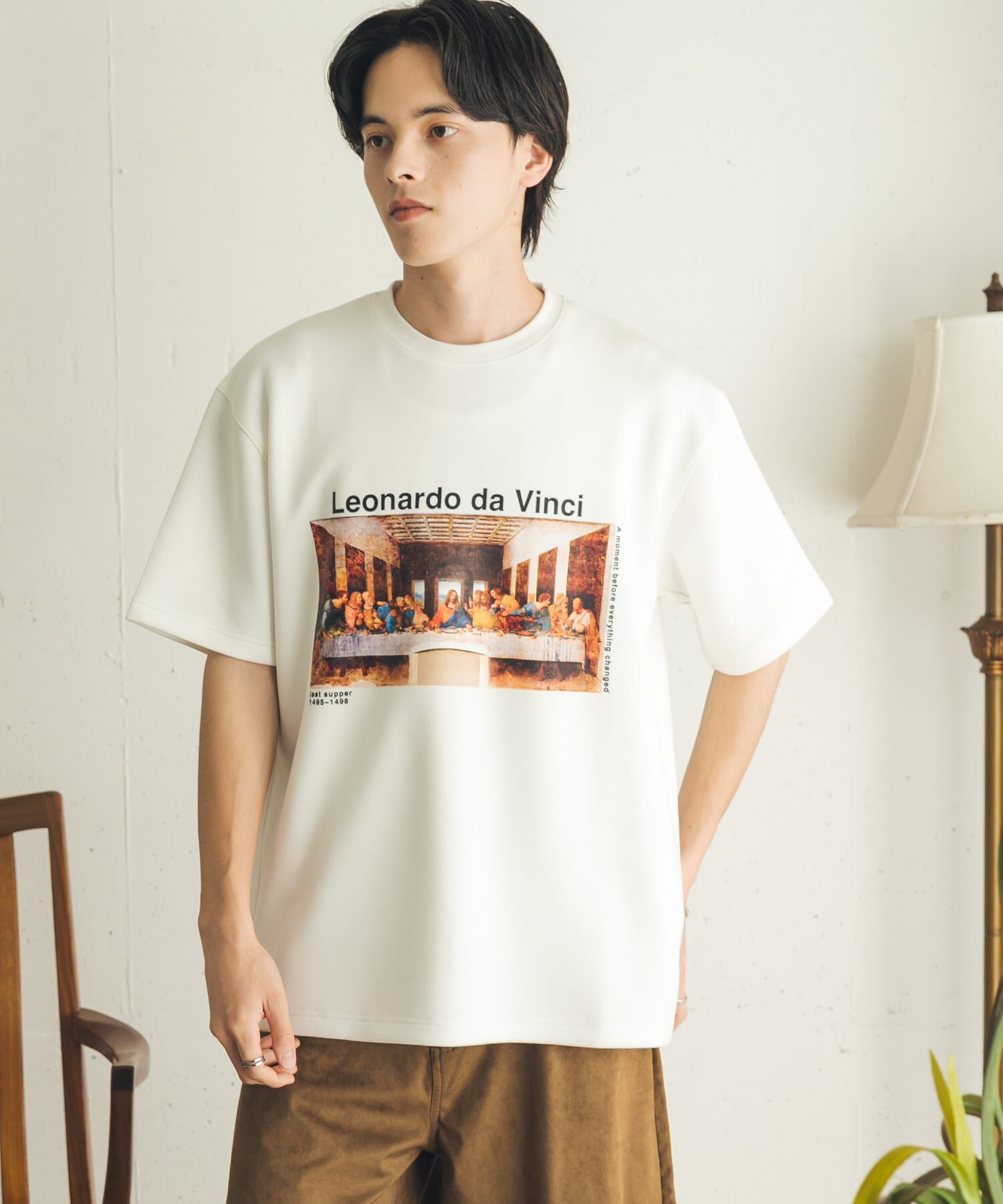 SENSE OF PLACE by URBAN RESEARCH「『別注』『イージーケア/吸水速乾/接触冷感』ART T-SHIRTS A(davinci)」|Tシャツ・カットソー|