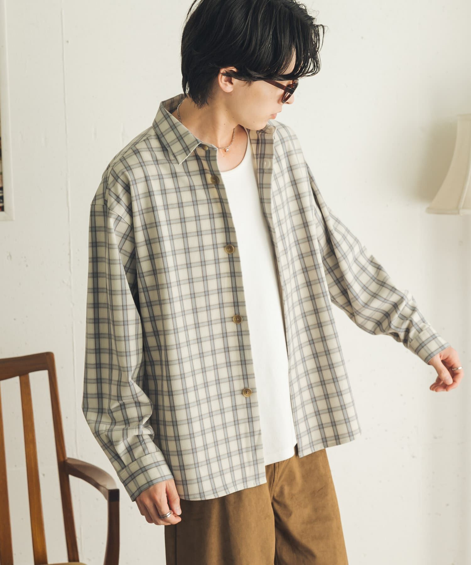 SENSE OF PLACE by URBAN RESEARCH「『イージーケア』カラールーズシャツ」|シャツ・ブラウス|