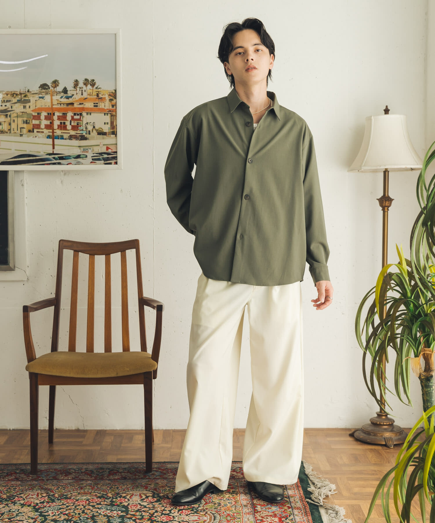 SENSE OF PLACE by URBAN RESEARCH「『イージーケア』カラールーズシャツ」|シャツ・ブラウス|