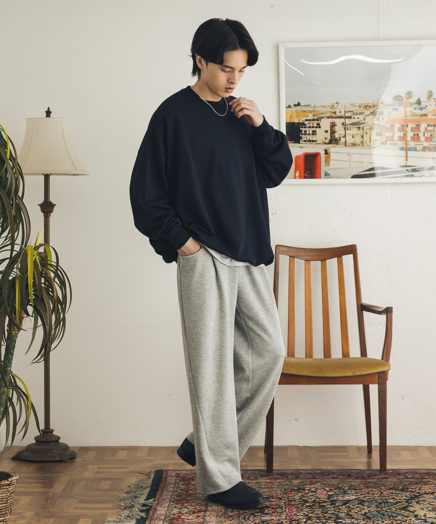 SENSE OF PLACE by URBAN RESEARCH「ダンボールスウェットカーブパンツ」|その他|
