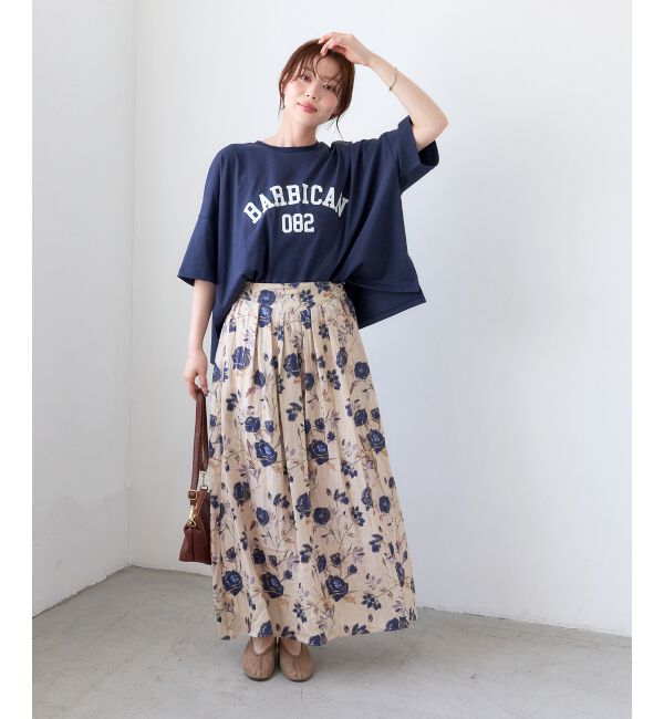  「《WEB限定》ボタニカルフラワースカート」|スカート|