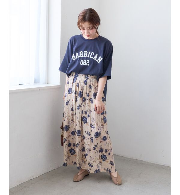  「《WEB限定》ボタニカルフラワースカート」|スカート|