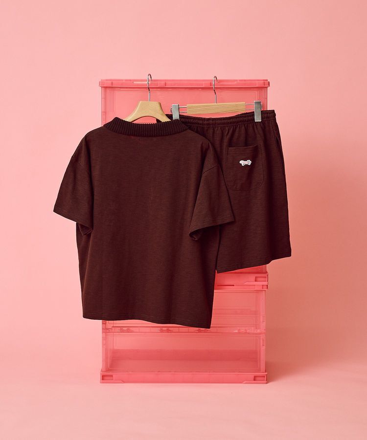 AMERICAN HOLIC「【PENNEY'S】配色ポロ+ショートパンツ」|オールインワン|