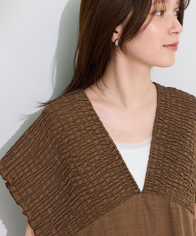 Green Parks「シャーリングサロペット」|オールインワン|