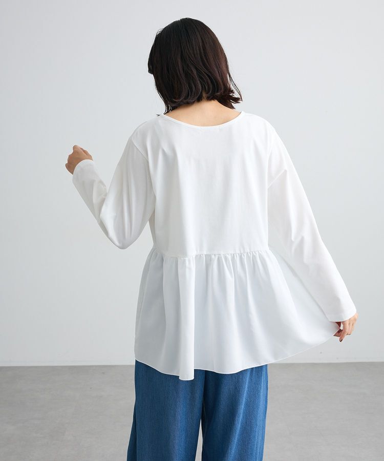 Green Parks「【WEB限定】裾フレアホワイトインナーⅡ」|Tシャツ・カットソー|