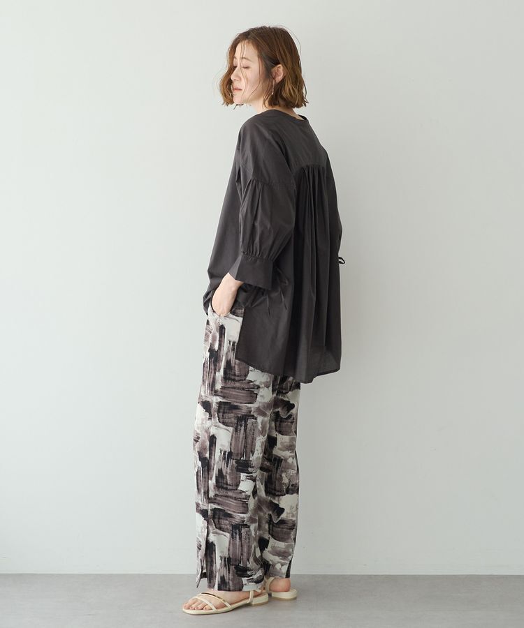 YECCA VECCA「アブストラクト柄ワイドパンツ」|その他|