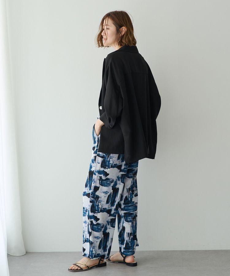 YECCA VECCA「アブストラクト柄ワイドパンツ」|その他|