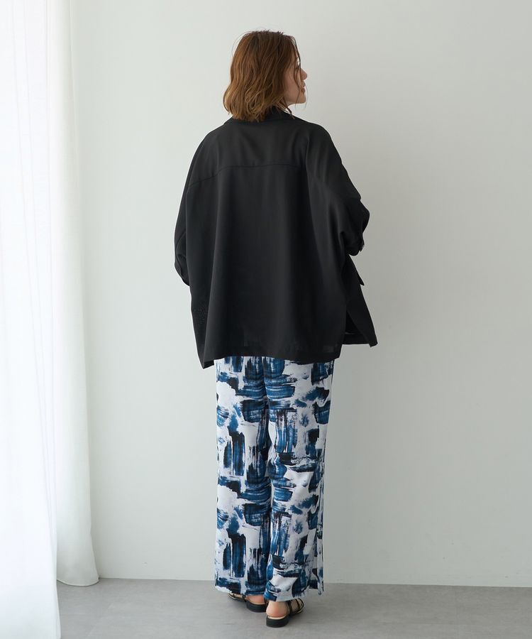 YECCA VECCA「アブストラクト柄ワイドパンツ」|その他|