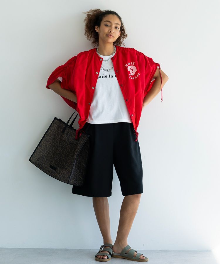 GARAGE OF GOOD CLOTHING「【日本製】綿麻混ショートパンツオールインワン」|オールインワン|