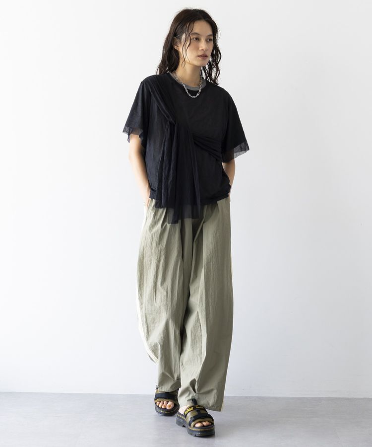 GARAGE OF GOOD CLOTHING「サイドラインバギーバレルパンツ」|その他|