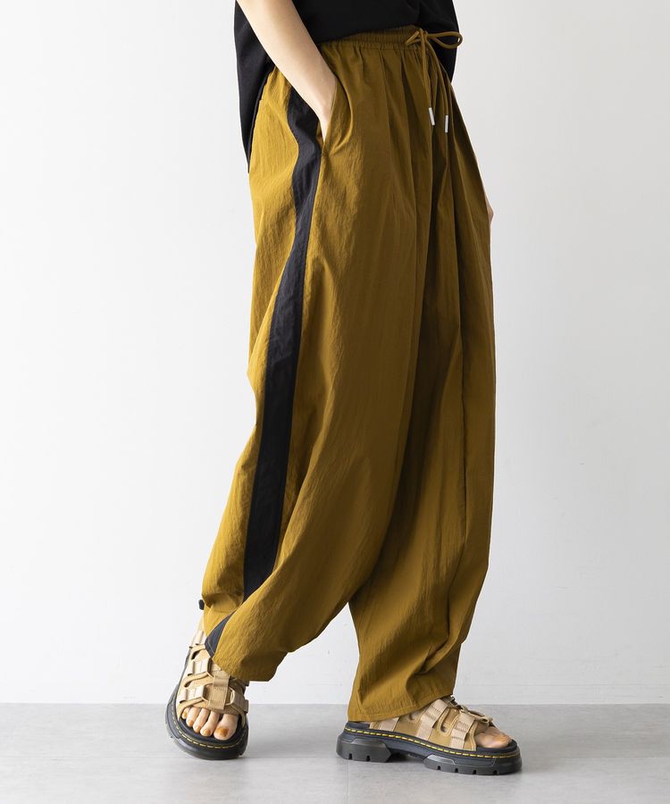 GARAGE OF GOOD CLOTHING「サイドラインバギーバレルパンツ」|その他|Brown