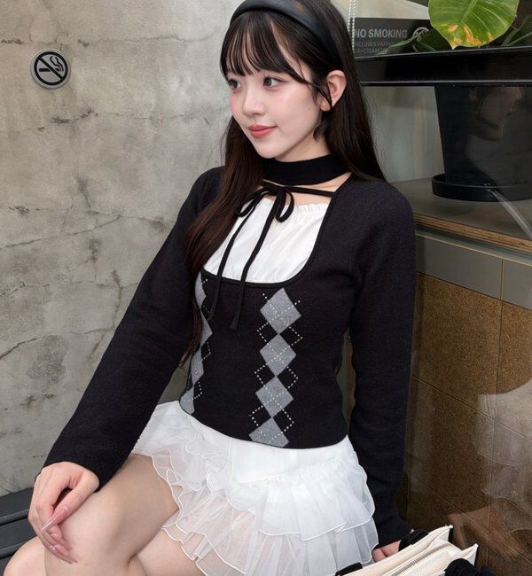  「【SMサイズ展開】ティアードミニスカート/セットアップ可能」|スカート|