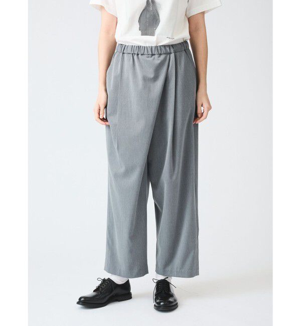 mizuiro ind「mizuiro ind ラップライクワイドパンツ」|その他|