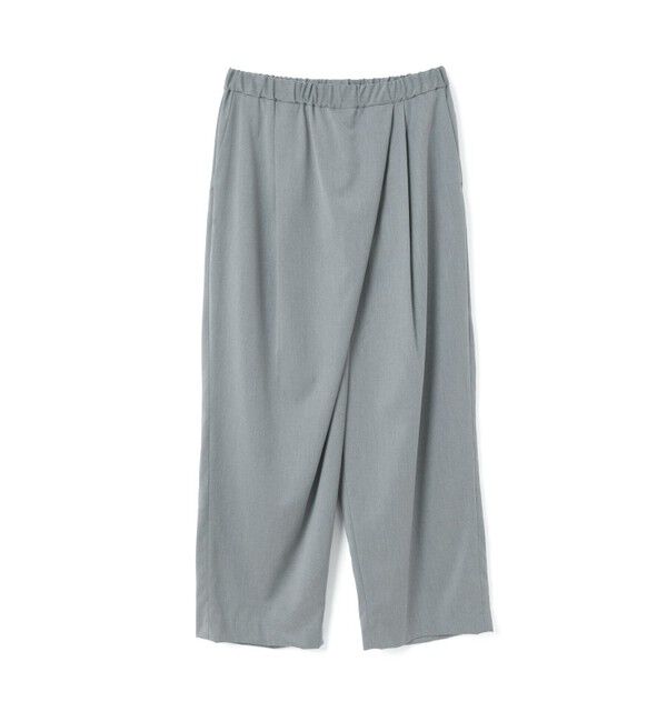 mizuiro ind「mizuiro ind ラップライクワイドパンツ」|その他|グレーA