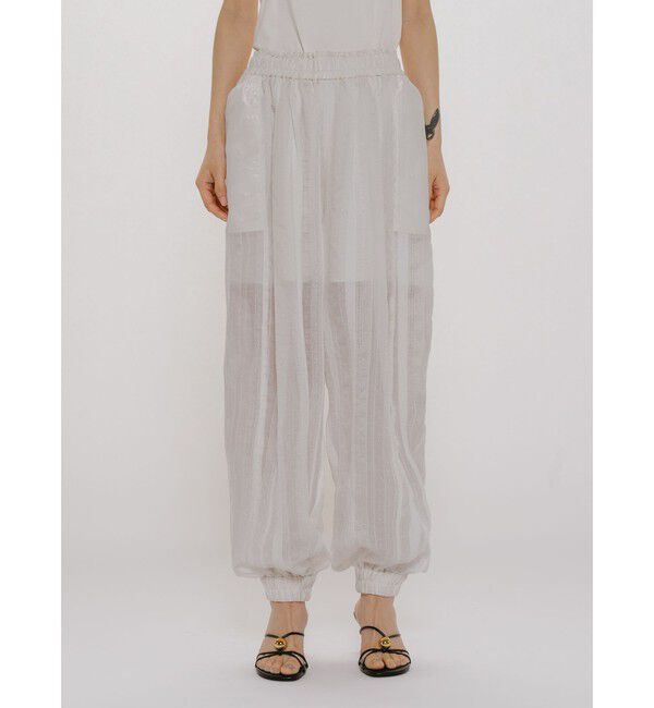 MIDIUMISOLID「MIDIUMISOLID for Ladies レースバルーンイージーパンツ」|その他|