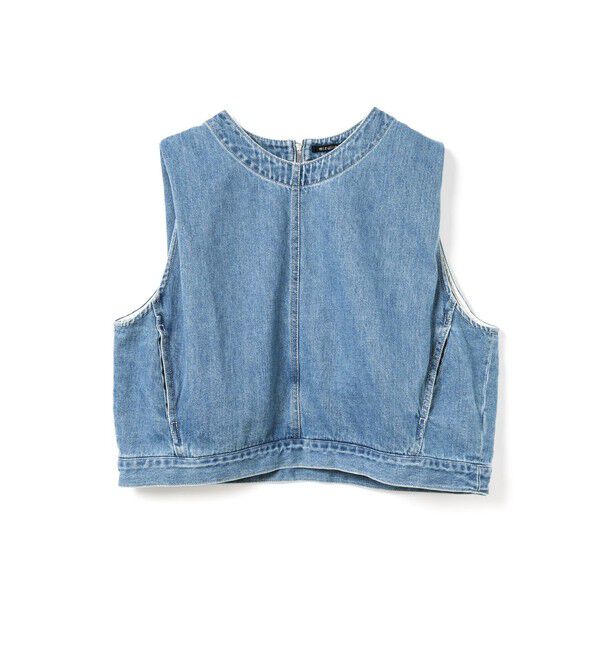 mizuiro ind「mizuiro ind デニムベスト(BLEACH)」|ベスト・ジレ|