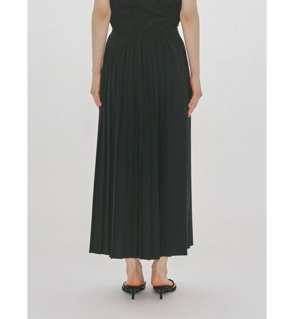 MIDIUMISOLID「MIDIUMISOLID for Ladies アシンメトリープリーツスカート」|スカート|