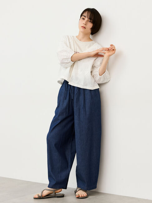 Samansa Mos2「インドデニムコクーンパンツ」|その他|