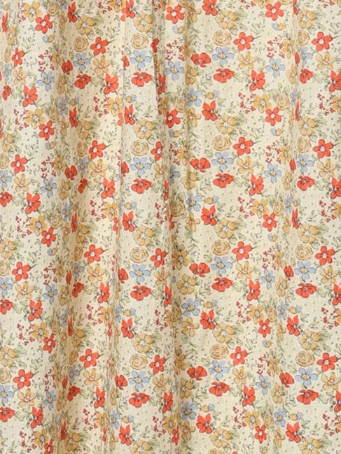 Samansa Mos2 Lagom「【140・150】シャーリング花柄ワンピース」|ワンピース|