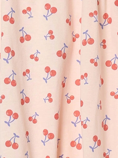 Samansa Mos2 Lagom「【吸水速乾】サクランボ柄パフスリーブT」|Tシャツ・カットソー|