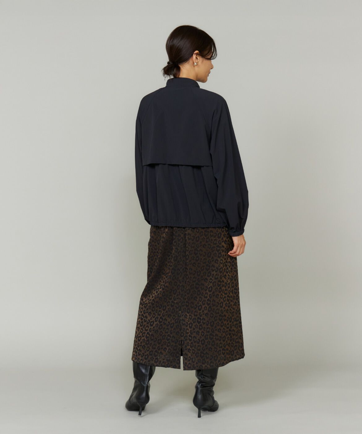 Le Souk「《大きいサイズ》ギャザーショートブルゾン」|その他|